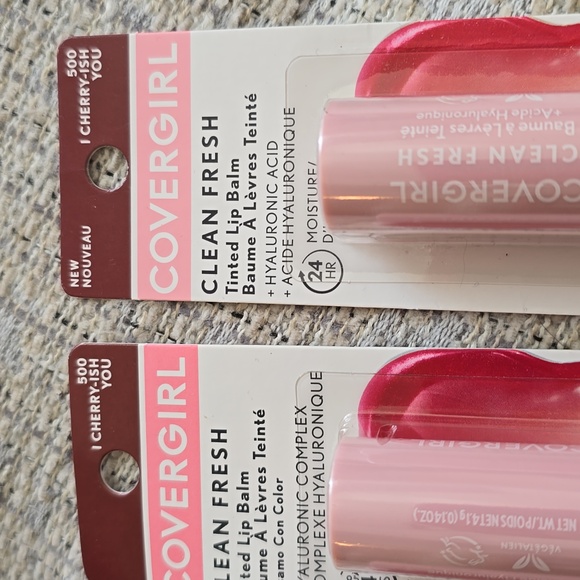 COVERGIRL BRAND WOMEN'S TINTED LIP BALM #500 "I CHERRY-ISH YOU" BUNDLE OF 3 - Picture 4 of 6